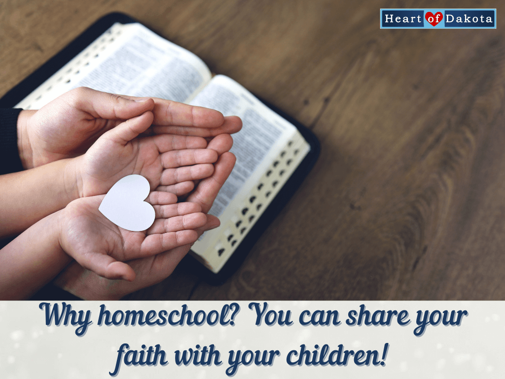 Read more about the article Why homeschool? You can share your faith with your children!