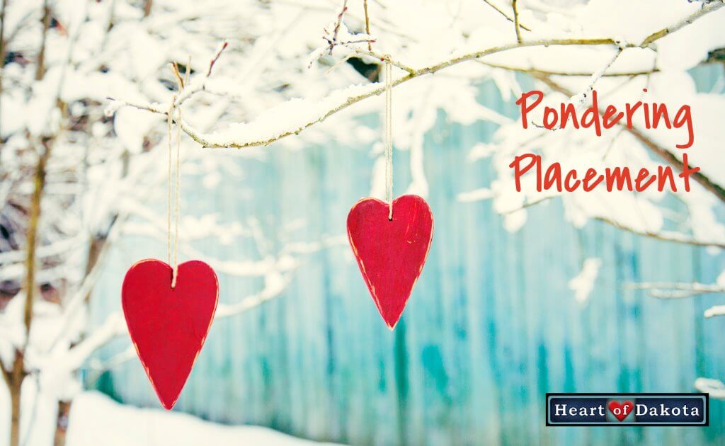 Heart of Dakota - Pondering Placement - Beyond Little Hearts - 2nd grade