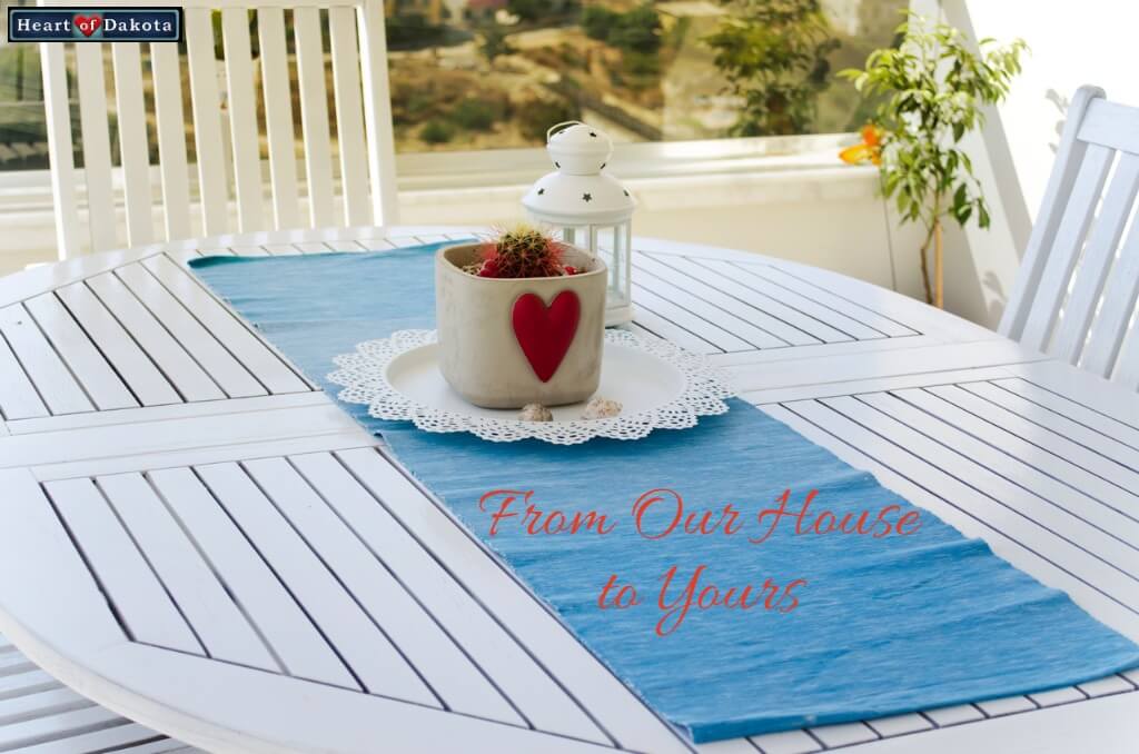 Heart of Dakota From Our House to Yours Scheduling with a Calendar