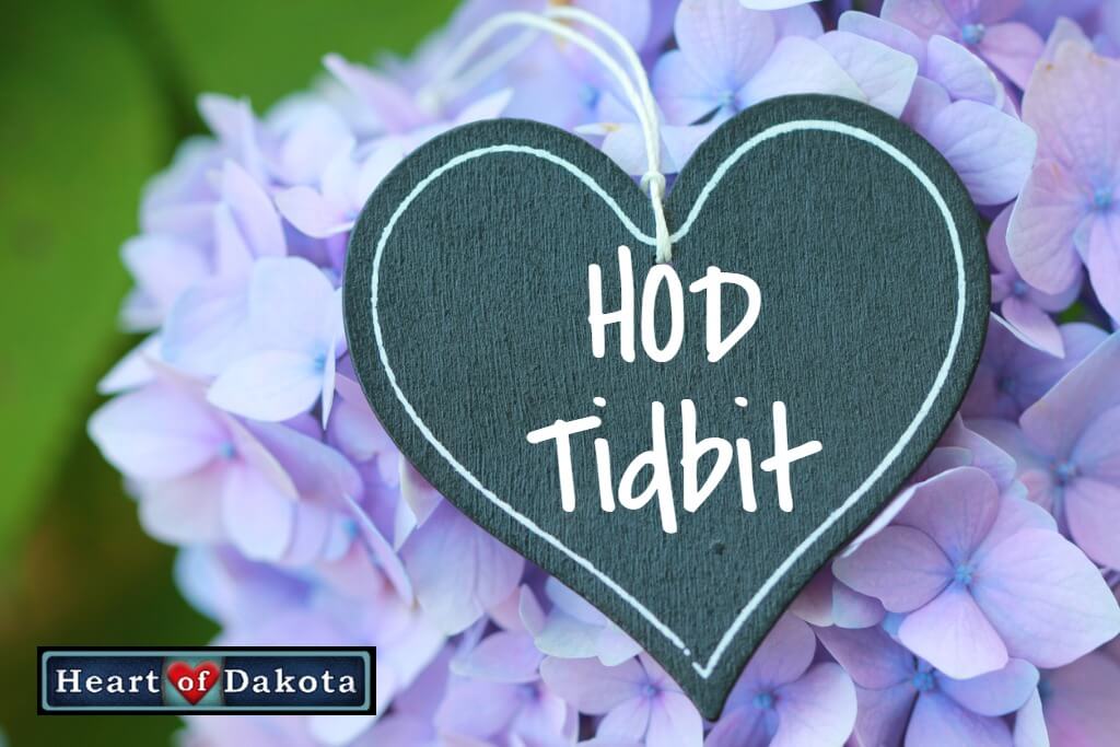 Heart of Dakota Tidbit
