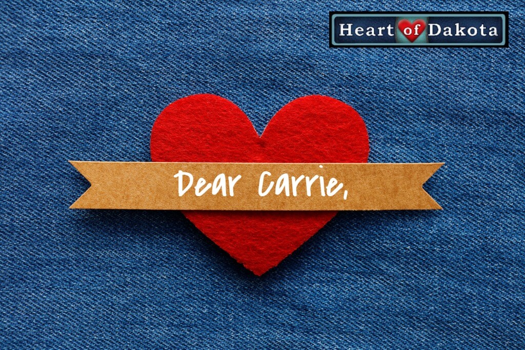 Read more about the article Not a typical “Dear Carrie” question – just a praise from my kids I want to share!