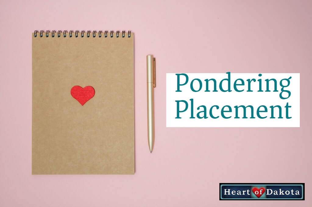 Read more about the article Placement Help for Changing to Heart of Dakota Mid-Year