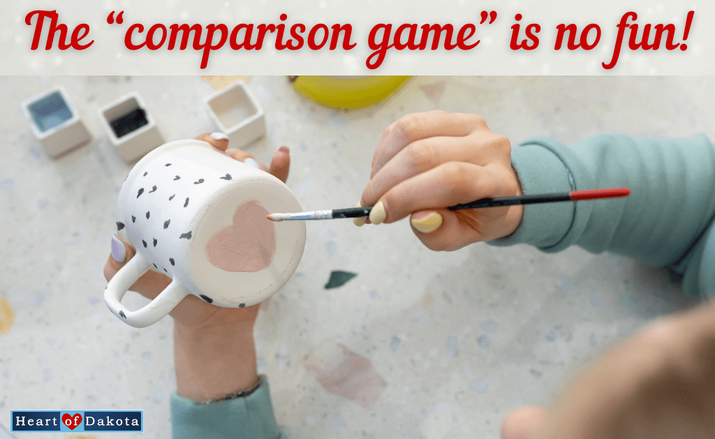 Read more about the article The “comparison game” is no fun!