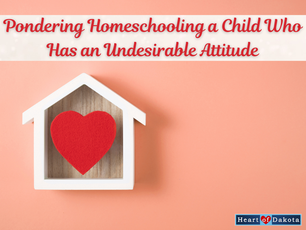 Read more about the article Pondering Homeschooling a Child Who Has an Undesirable Attitude