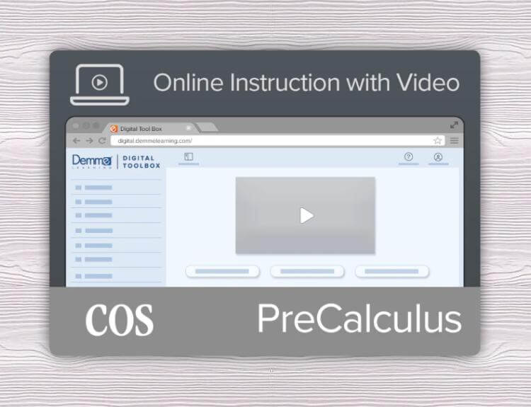 Math-U-See Precalculus Online Instruction with Video