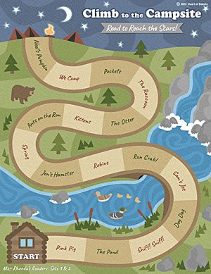 Climb to the Campsite Progress Chart (with stickers)