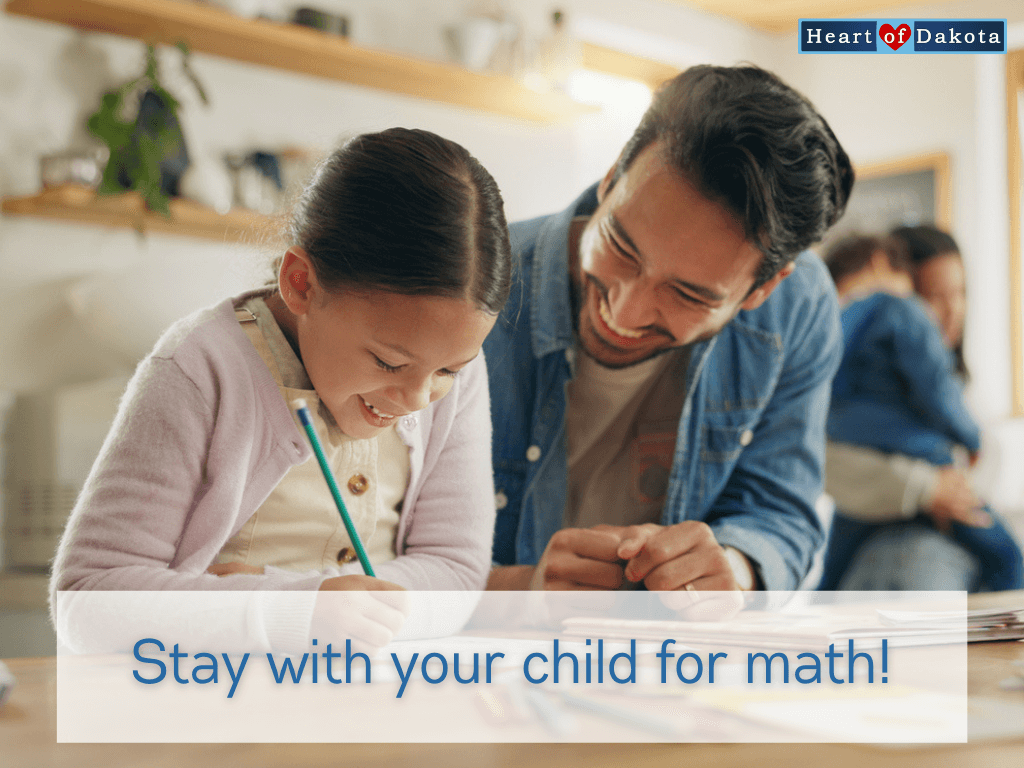 Read more about the article Stay with your child for math!