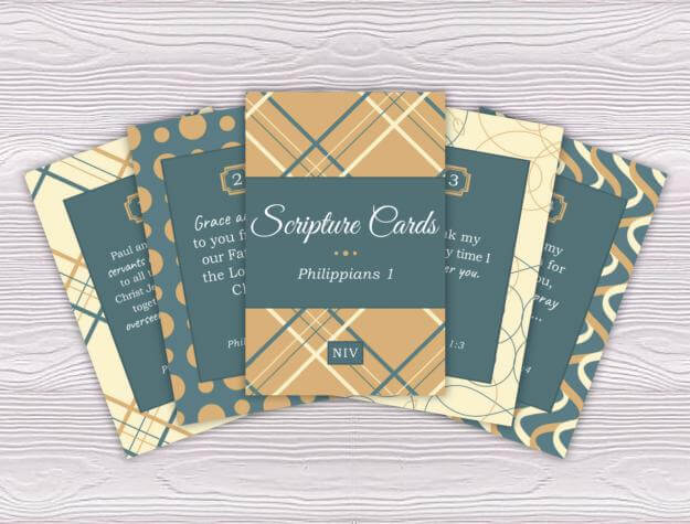 Scripture Cards: Philippians 1