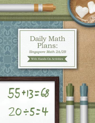 Daily Math Plans: Singapore Math 2A/2B