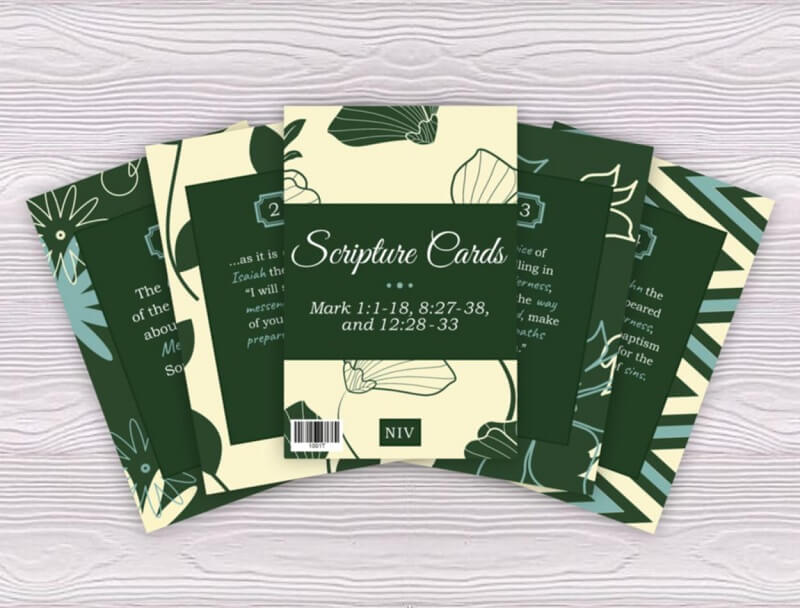 Scripture Cards: Passages from Mark