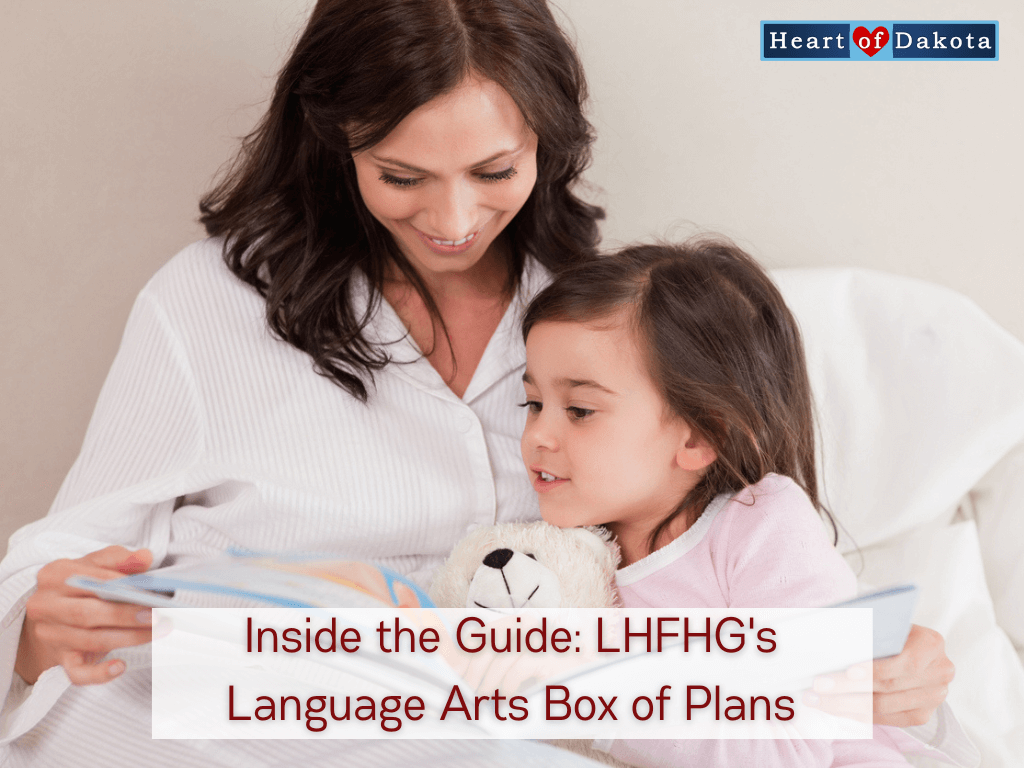 Inside the Guide: LHFHG's Language Arts Box of Plans