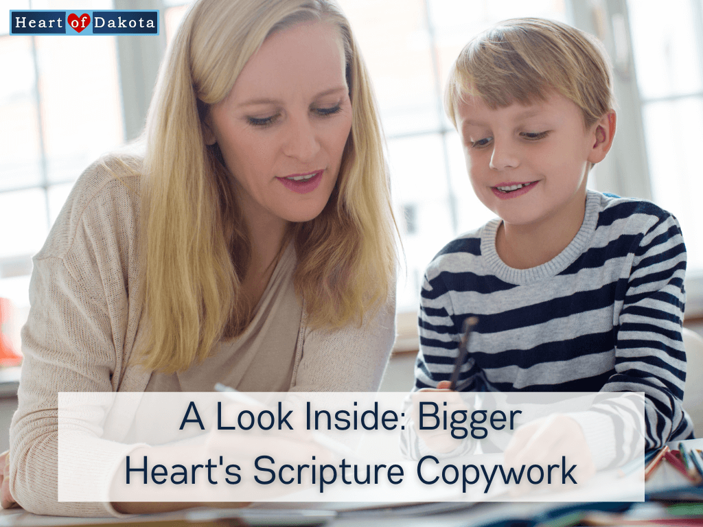 Read more about the article A Look Inside: Bigger Heart’s Scripture Copywork