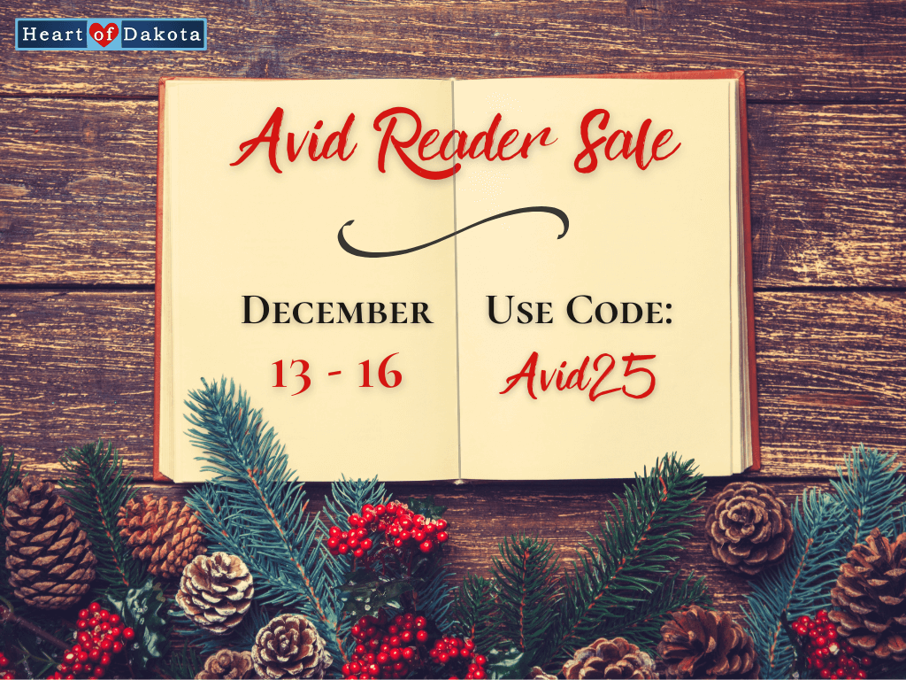 Heart of Dakota - Avid Reader Sale - 2025