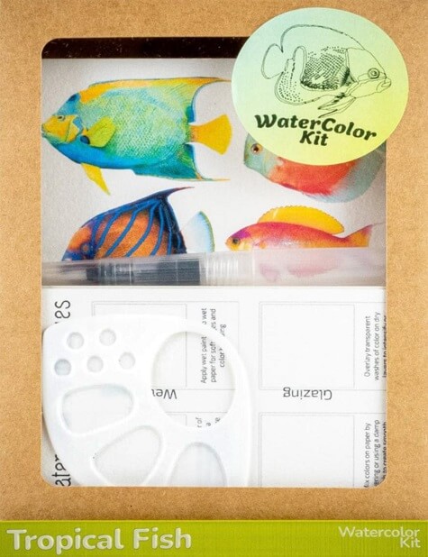 Ocean Animals Watercolor Kit