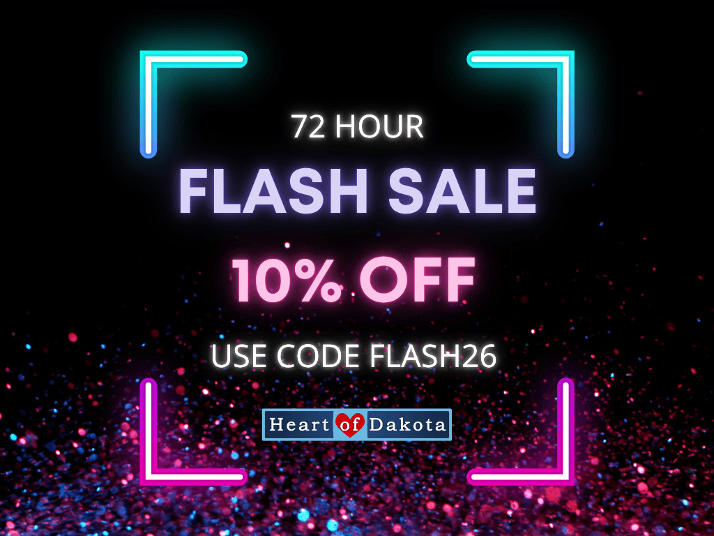FLASH26 sale Heart of Dakota